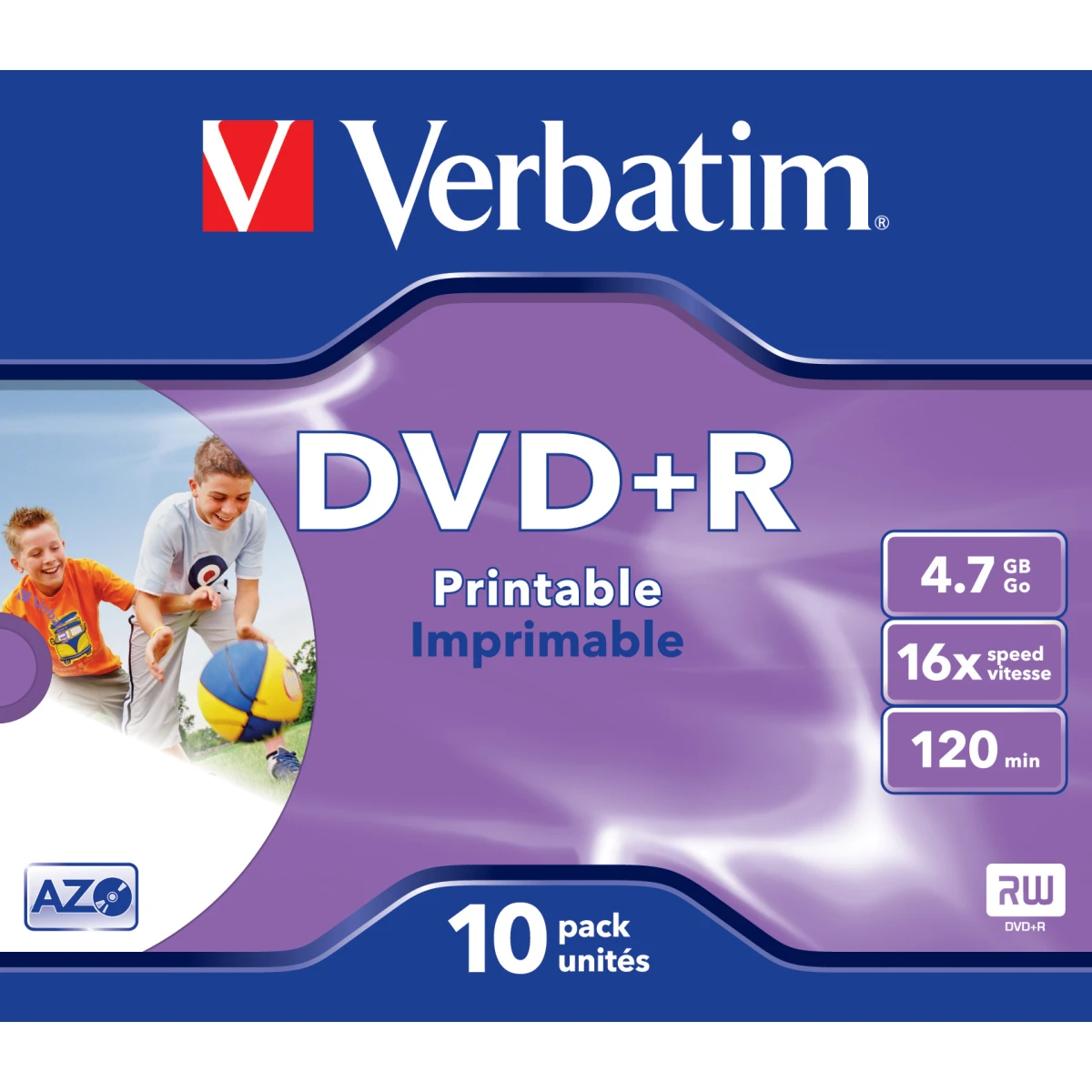 Verbatim 43508 DVDs virgem 4,7 GB DVD+R 10 unidade(s)