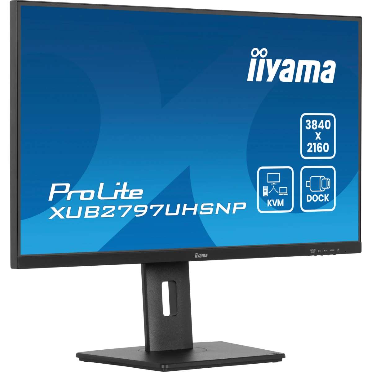 iiyama ProLite XUB2797UHSNP-B1 monitor de ecrã 68,6 cm (27") 3840 x 2160 pixels 4K Ultra HD LED Preto