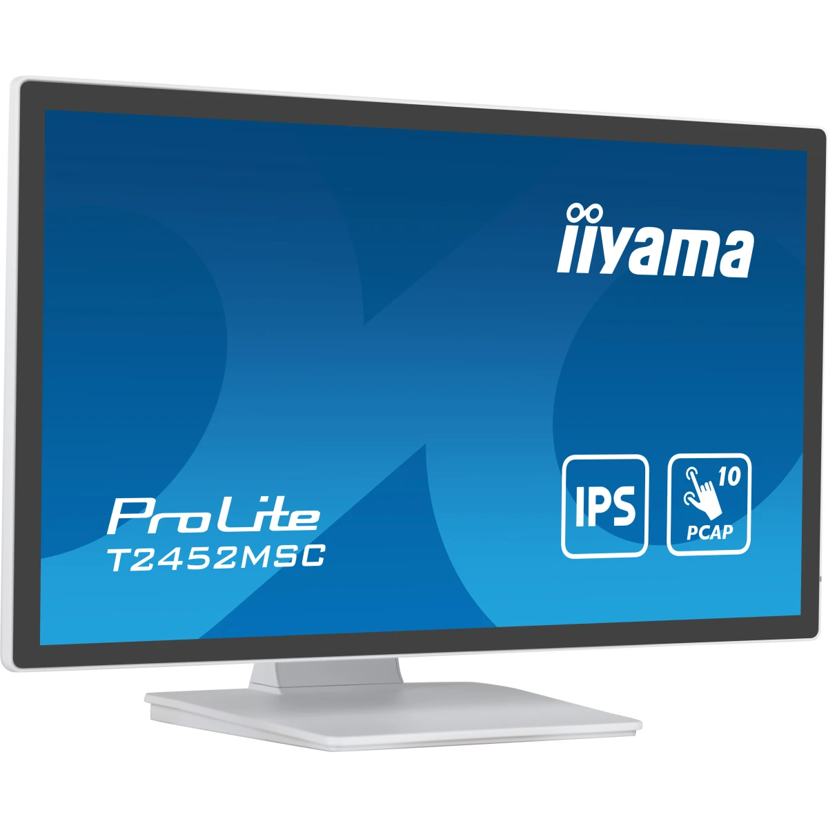 iiyama ProLite monitor de ecrã 60,5 cm (23.8") 1920 x 1080 pixels Full HD LCD Ecrã táctil Multi-utilizador Branco