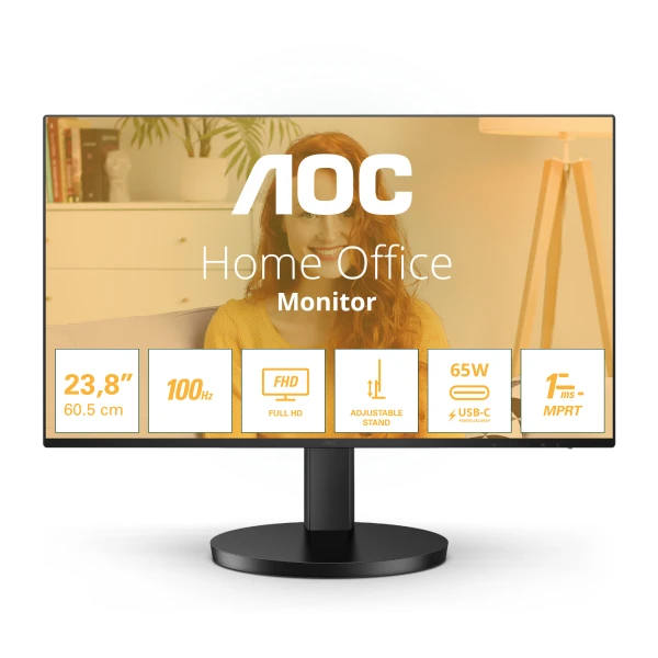 Thumbnail-AOC B3 27B3CF2 LED display 68,6 cm (27″) 1920 x 1080 pixels Full HD Preto