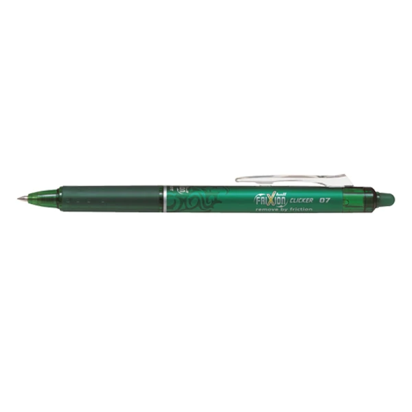 Esferografica pilot frixion clicker apagavel 0,7 mm cor verde