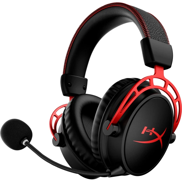 Thumbnail-HyperX Cloud Alpha – Headset de gaming sem fios (Preto-Vermelho)