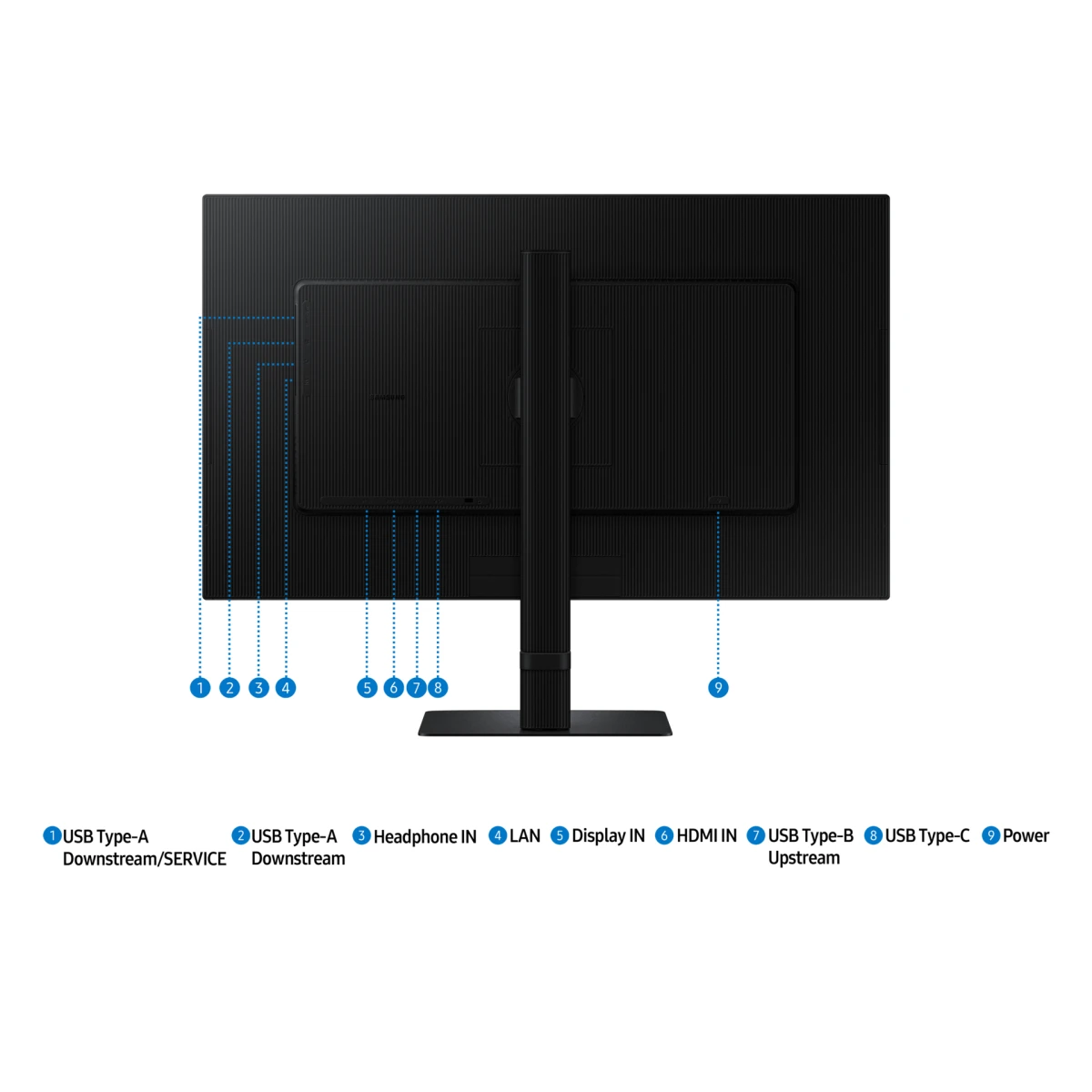 Samsung S80UD monitor de ecrã 68,6 cm (27") 3840 x 2160 pixels 4K Ultra HD LCD Preto