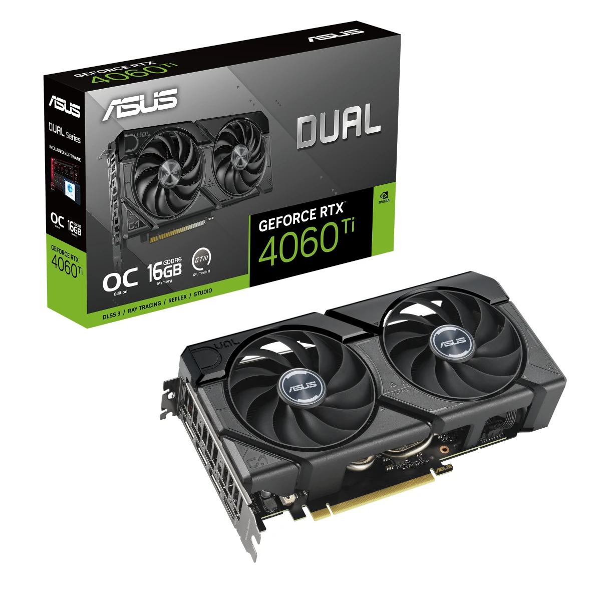 Galery – ASUS Dual -RTX4060TI-O16G-EVO NVIDIA GeForce RTX 4060 Ti 16 GB GDDR60