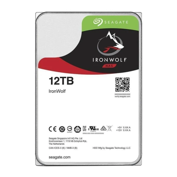 Thumbnail-Seagate NAS HDD IronWolf unidade de disco rígido 12 TB 7200 RPM 256 MB 3.5″ Serial ATA III