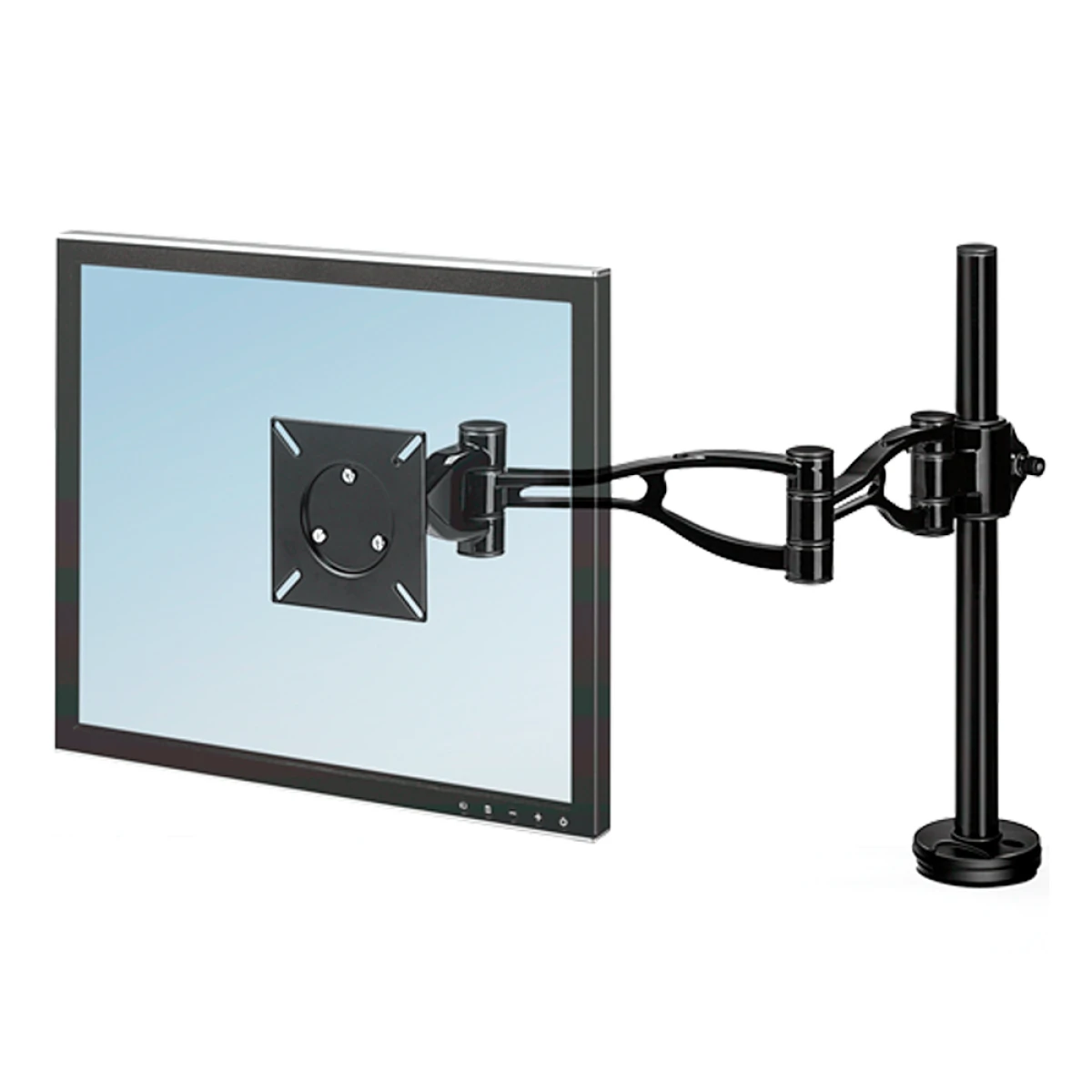 Braco para monitor plano fellowes profissional normativa vesa flexivel para ecras ate 10 kg