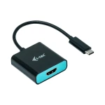 Galery – i-tec C31HDMI60HZP adaptador de cabo de vídeo 0,15 m USB Type-C HDMI Preto, Turquesa0