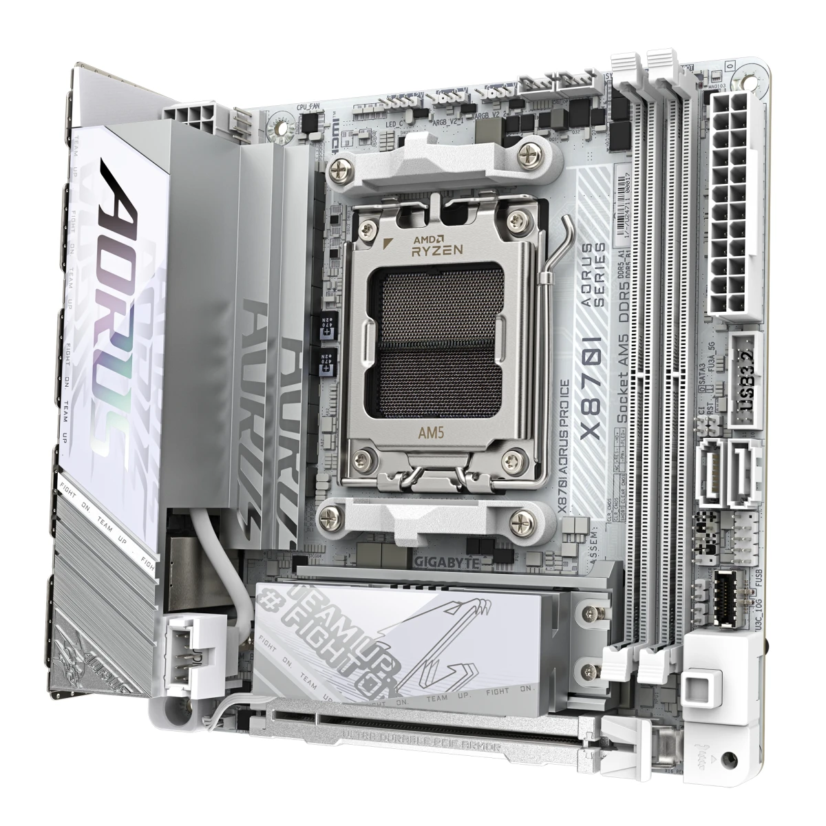 GIGABYTE X870I AORUS PRO ICE motherboard AMD X870 Ranhura AM5 Micro ITX