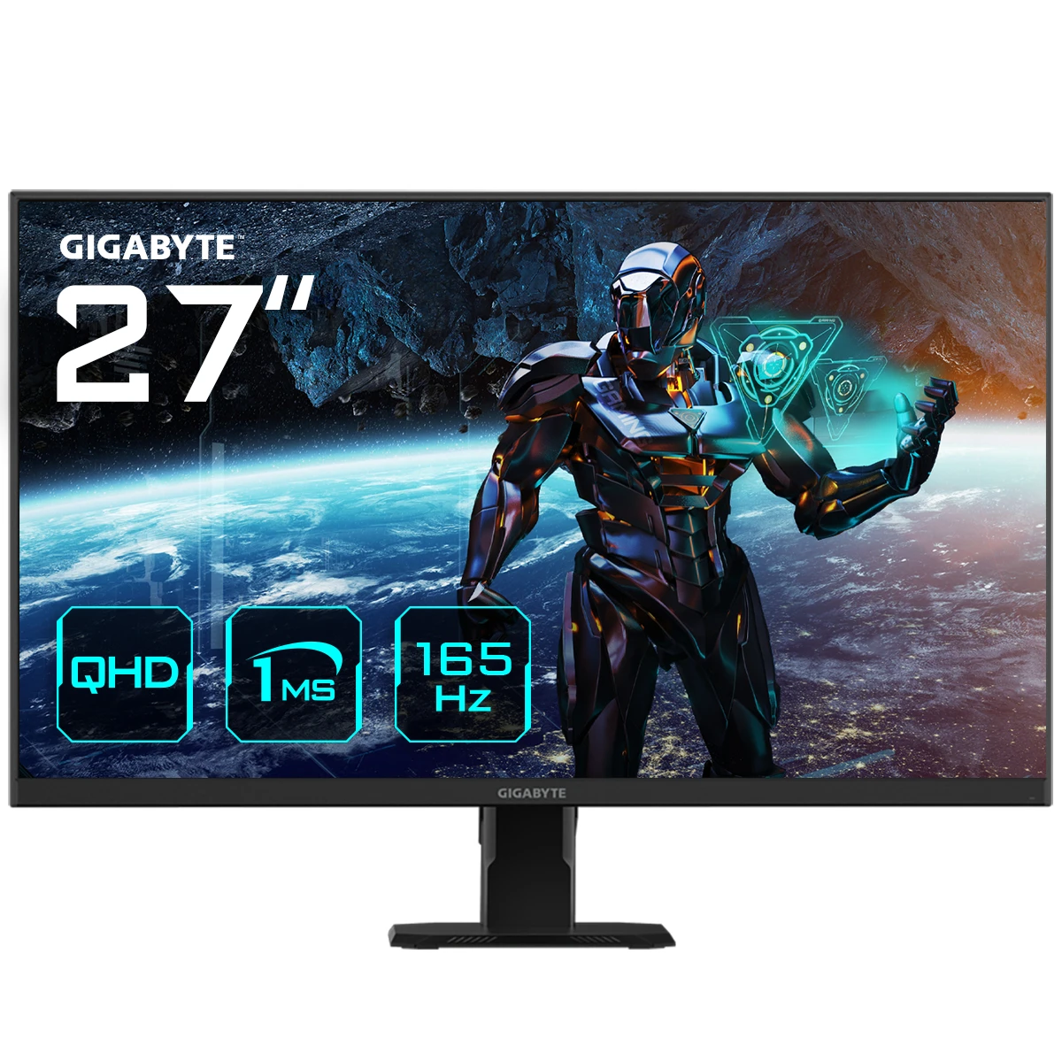 GIGABYTE GS27Q monitor de ecrã 68,6 cm (27") 2560 x 1440 pixels Quad HD LCD Preto