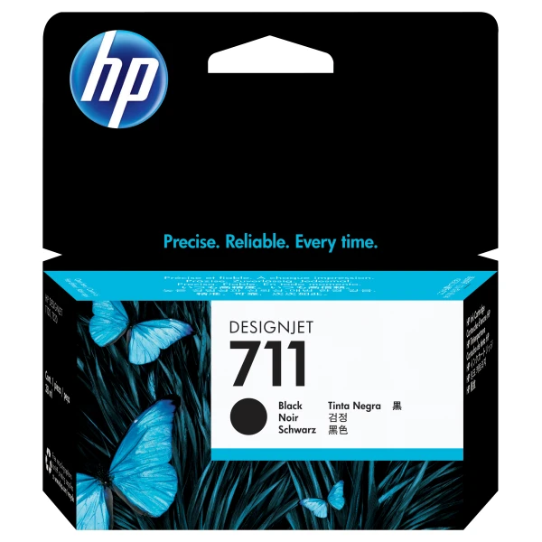 HP Tinteiro DesignJet 711 Preto de 38 ml