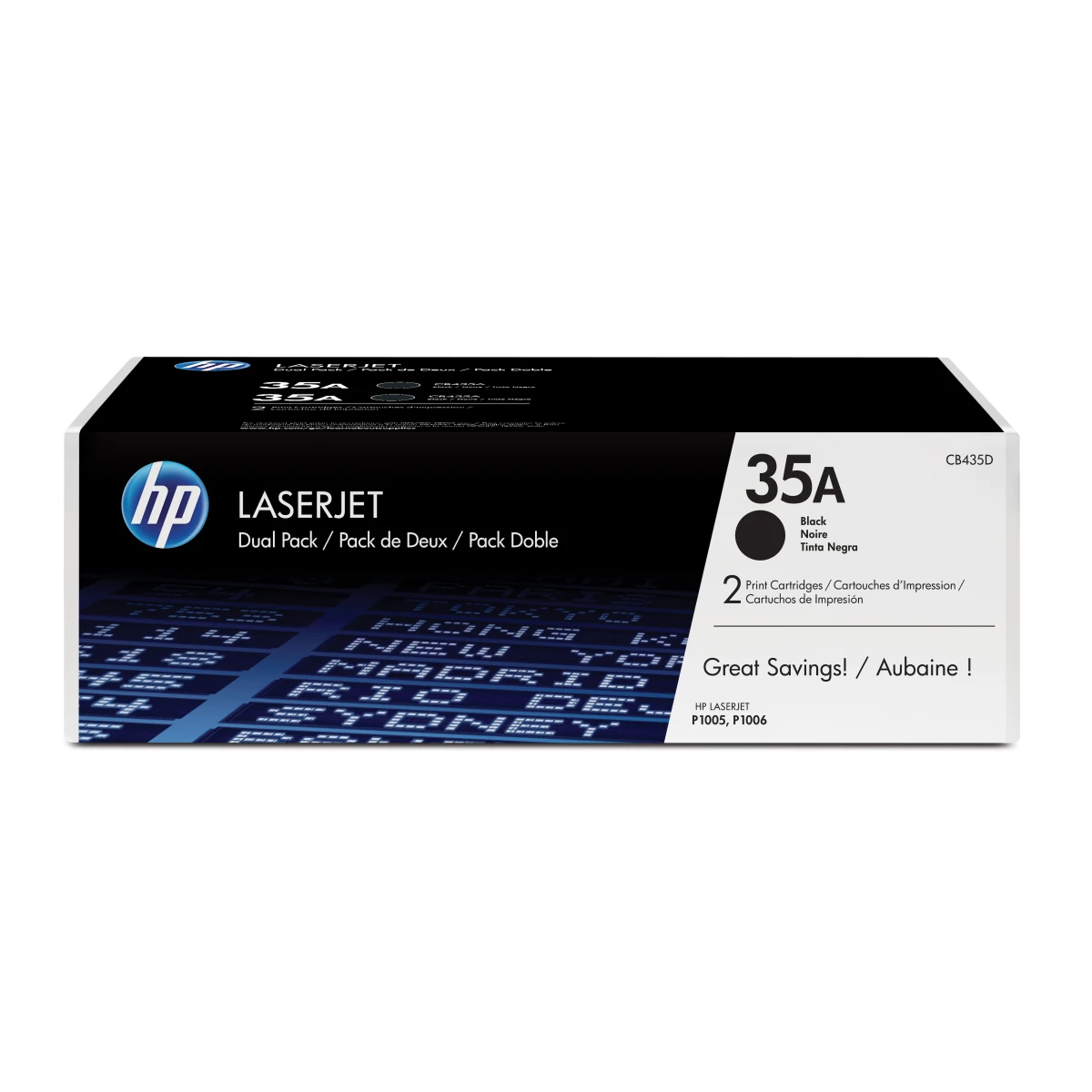 Galery – HP Conjunto Duplo de Toner LaserJet Original 35A Preto0