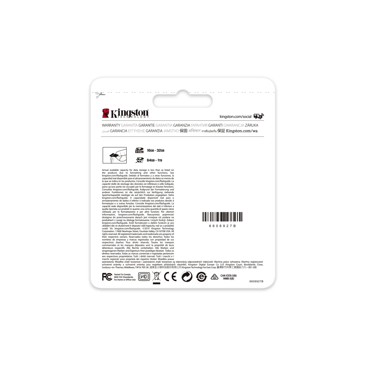 Kingston Technology Canvas Select Plus 32 GB SDHC UHS-I Classe 10