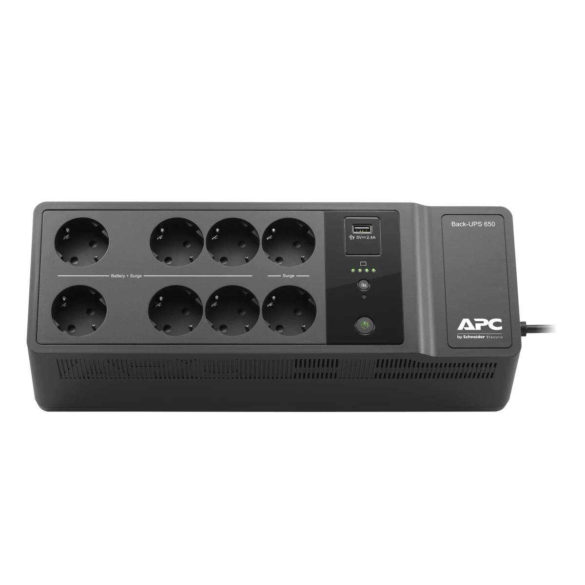 Galery – APC Back- 650VA 230V 1 USB charging port – (Offline-) USV UPS Em espera (Offline) 0,65 kVA 400 W 8 tomada(s) CA0