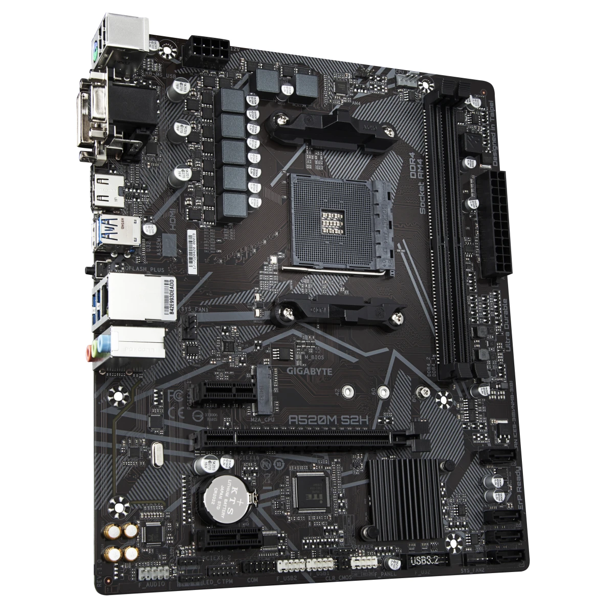 Galery – GIGABYTE A520M S2H motherboard AMD A520 Socket AM4 micro ATX0