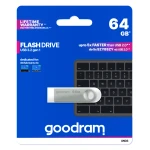 Goodram USB UNO3-0640S0R11 unidade de memória USB 64 GB USB Type-A 3.2 Gen 1 (3.1 Gen 1) Prateado