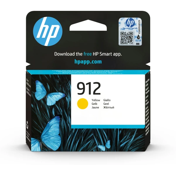 HP Tinteiro Original 912 Amarelo