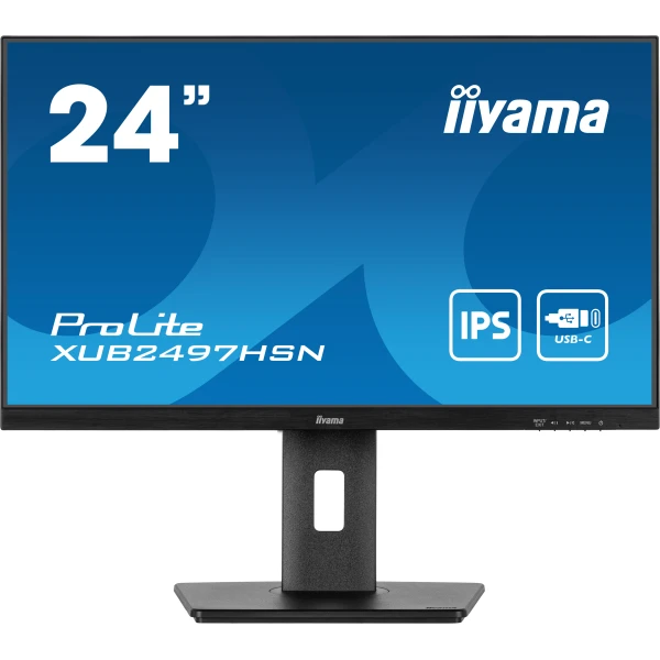 iiyama ProLite XUB2497HSN-B2 monitor de ecrã 60,5 cm (23.8") 1920 x 1080 pixels Full HD LED Preto