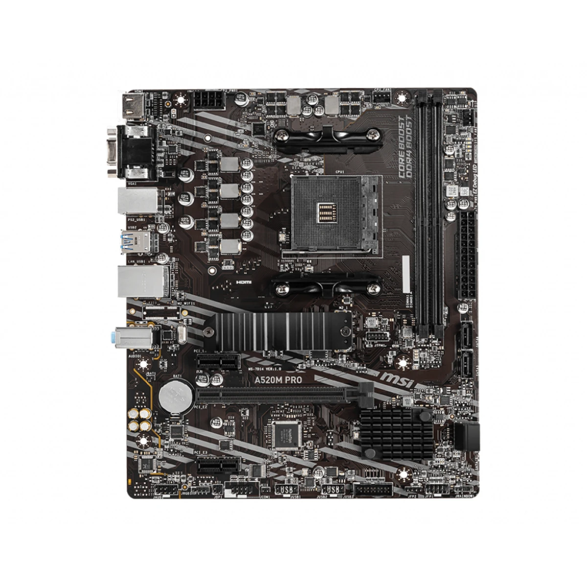 Thumbnail-MSI A520M PRO motherboard AMD A520 Socket AM4 micro ATX