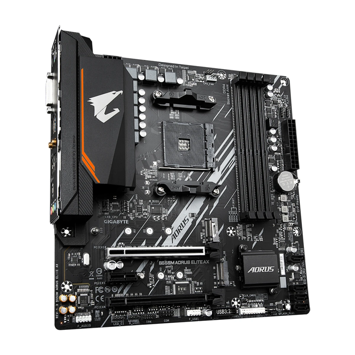 GIGABYTE B550M AORUS ELITE AX motherboard AMD B550 Socket AM4 micro ATX