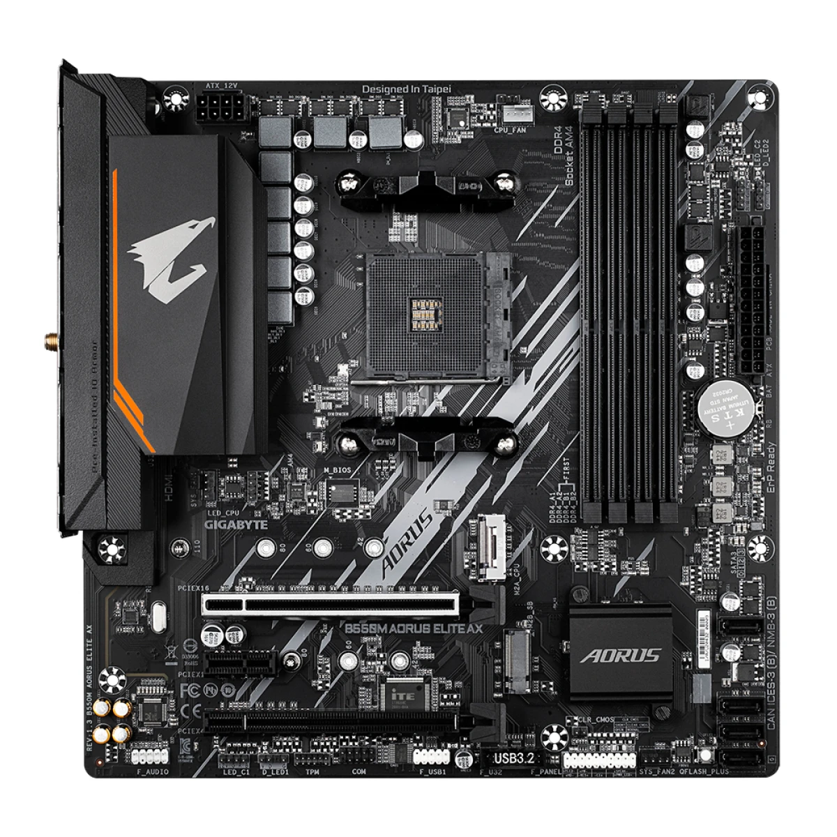 GIGABYTE B550M AORUS ELITE AX motherboard AMD B550 Socket AM4 micro ATX