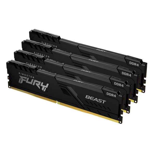 Thumbnail-Kingston Technology FURY Beast módulo de memória 32 GB 4 x 8 GB DDR4 1600 MHz