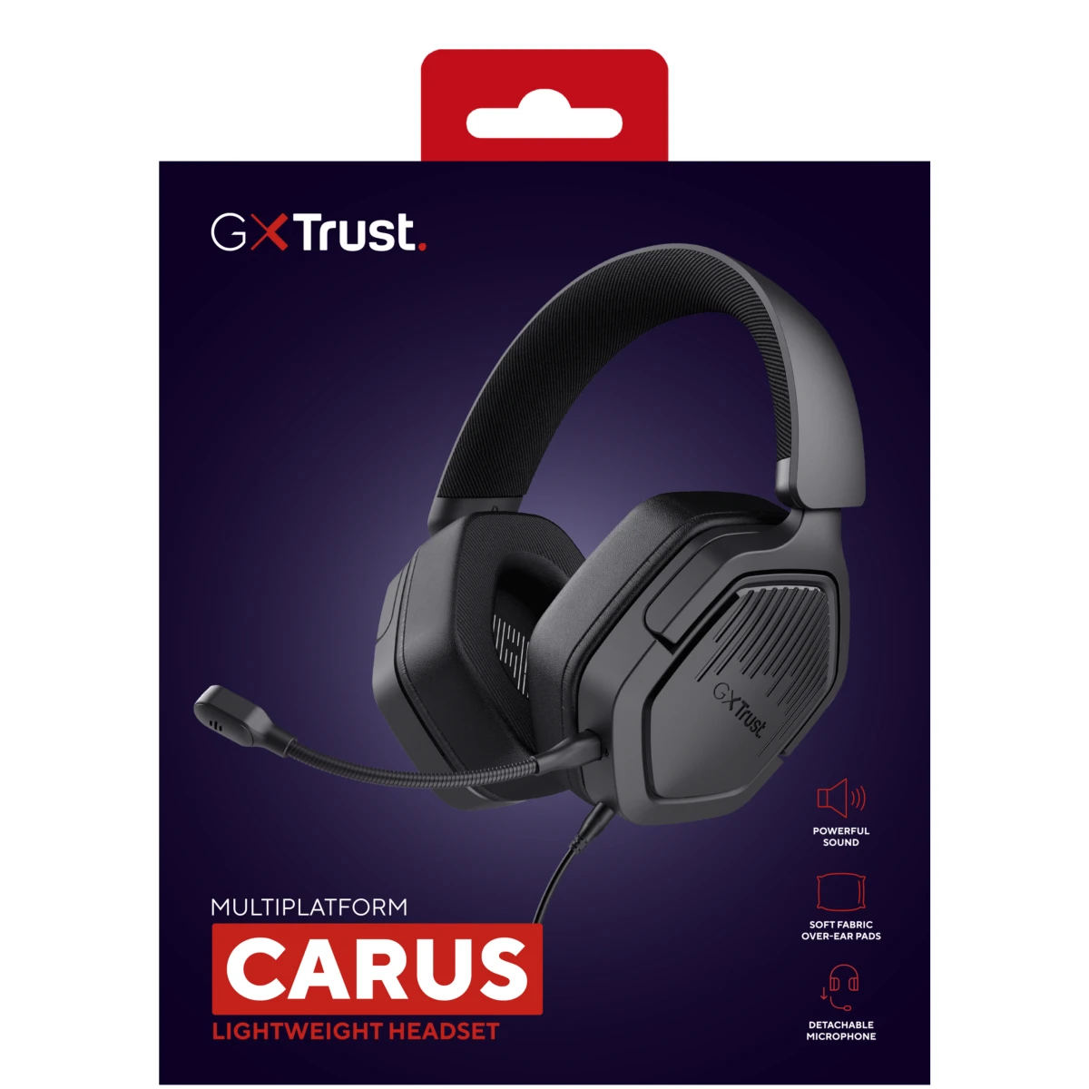 Galery – Trust GXT492 Carus Auscultadores Com fios Fita de cabeça Jogos Preto0