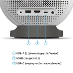 BenQ GV50 datashow Projetor de distância normal 500 ANSI lumens DLP 1080p (1920x1080) Branco