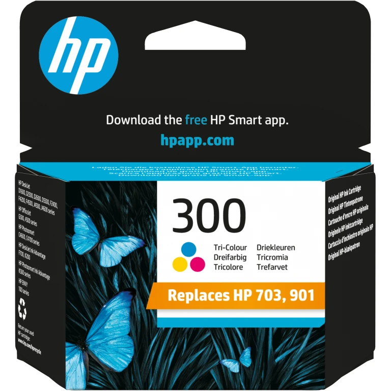 HP Tinteiro Original 300 Tricolor