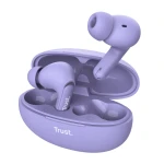 Trust Yavi Auscultadores True Wireless Stereo (TWS) Intra-auditivo Chamadas/Música USB Type-C Bluetooth Roxo