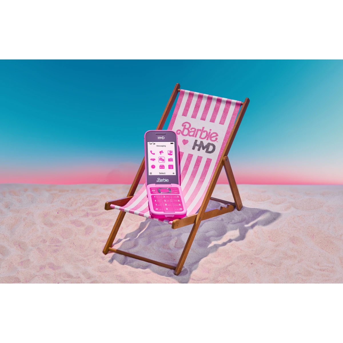 HMD Barbie Phone 7,11 cm (2.8") 125 g Rosa Telefone digital