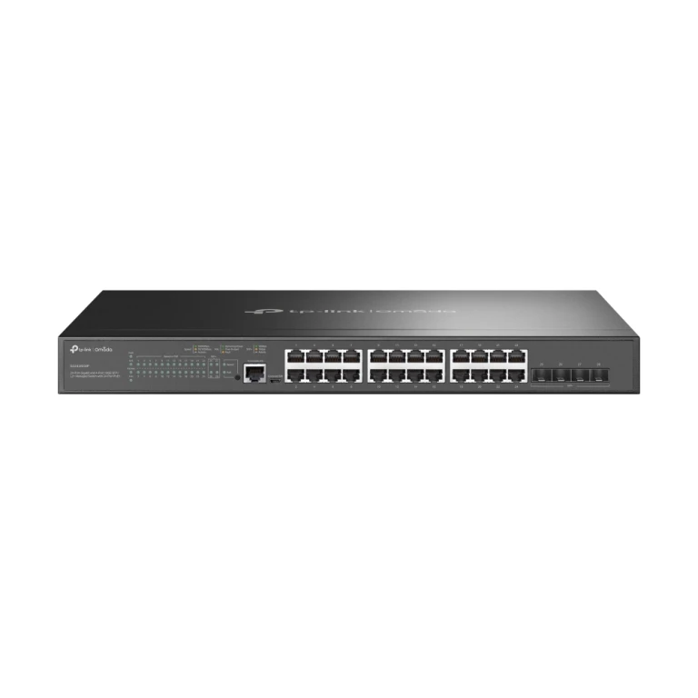 Thumbnail-TP-Link Omada SG3428XMP switch de rede Gerido L2+ Gigabit Ethernet (10/100/1000) Power over Ethernet (PoE) 1U Preto