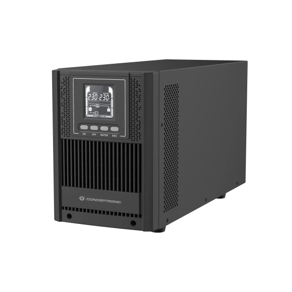 Conceptronic ZEUS52ES2K UPS Dupla conversão (Online) 2 kVA 1800 W 4 tomada(s) CA