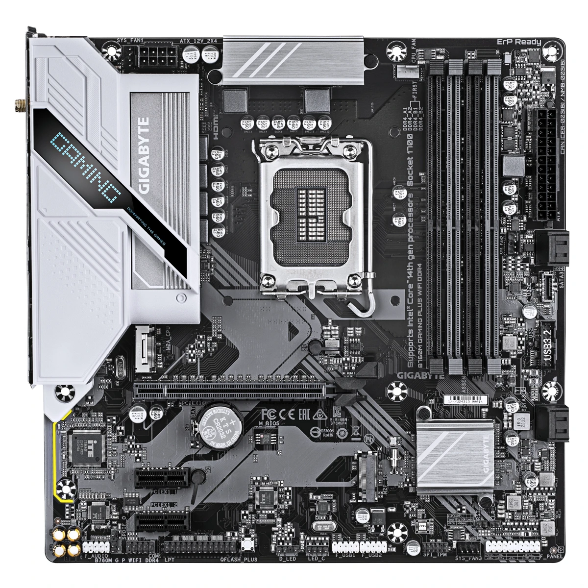 GIGABYTE B760M GAMING PLUS WIFI DDR4 Intel B760 LGA 1700 micro ATX