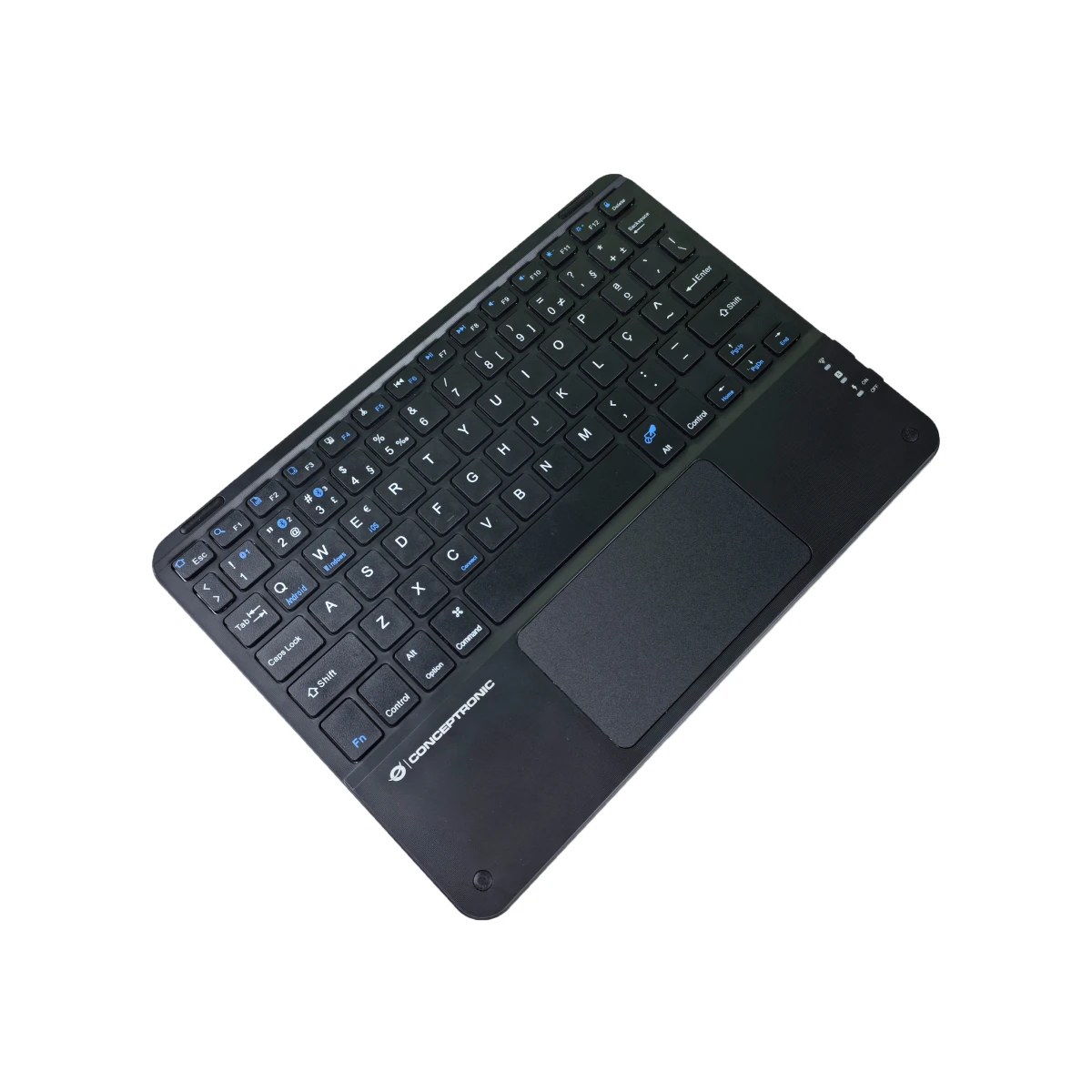 Conceptronic TOBIN01BPT teclado Universal Bluetooth QWERTY Português Preto