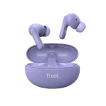 Trust Yavi Auscultadores True Wireless Stereo (TWS) Intra-auditivo Chamadas/Música USB Type-C Bluetooth Roxo