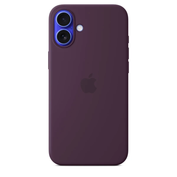 Thumbnail-iPhone 16 Plus Silicone Case with MagSafe – Plum