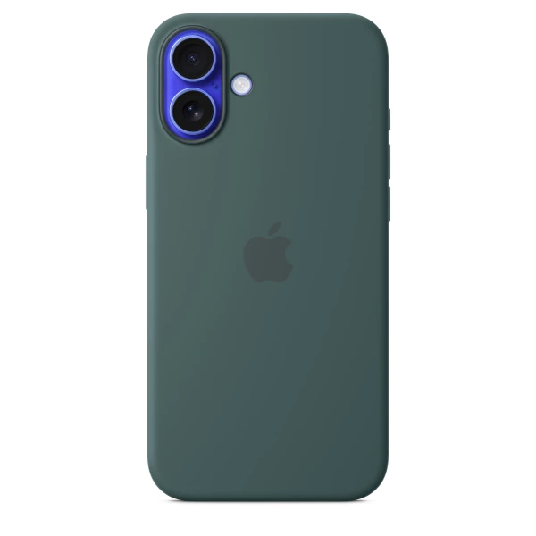 Thumbnail-iPhone 16 Plus Silicone Case with MagSafe – Lake Green
