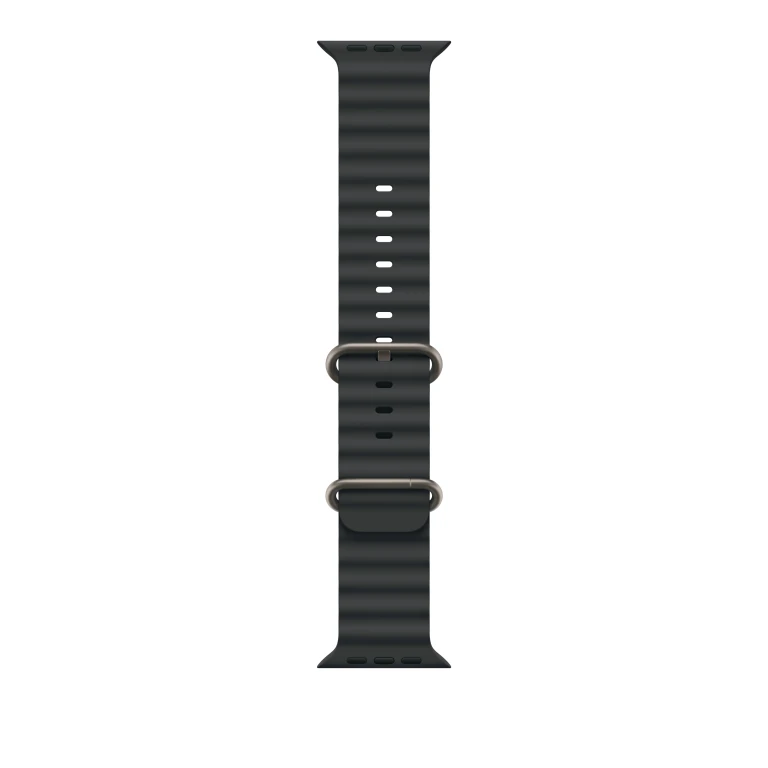 Thumbnail-49mm Black Ocean Band – Natural Titanium Finish