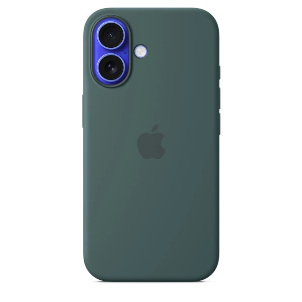 Thumbnail-iPhone 16 Silicone Case with MagSafe – Lake Green