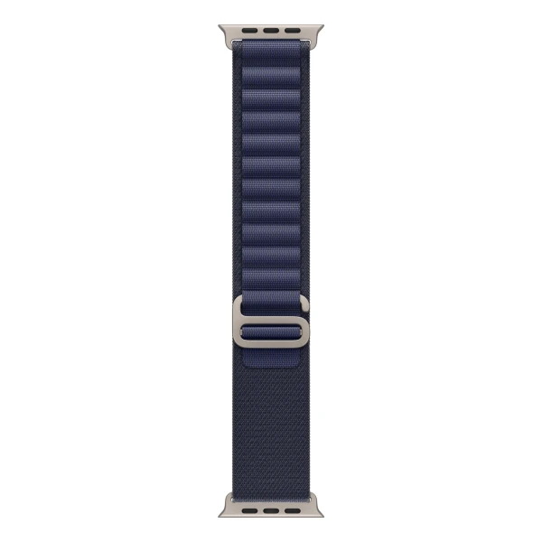 Thumbnail-49mm Navy Alpine Loop – Medium – Natural Titanium Finish