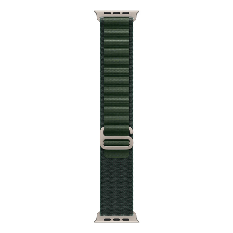 Thumbnail-49mm Dark Green Alpine Loop – Medium – Natural Titanium Finish