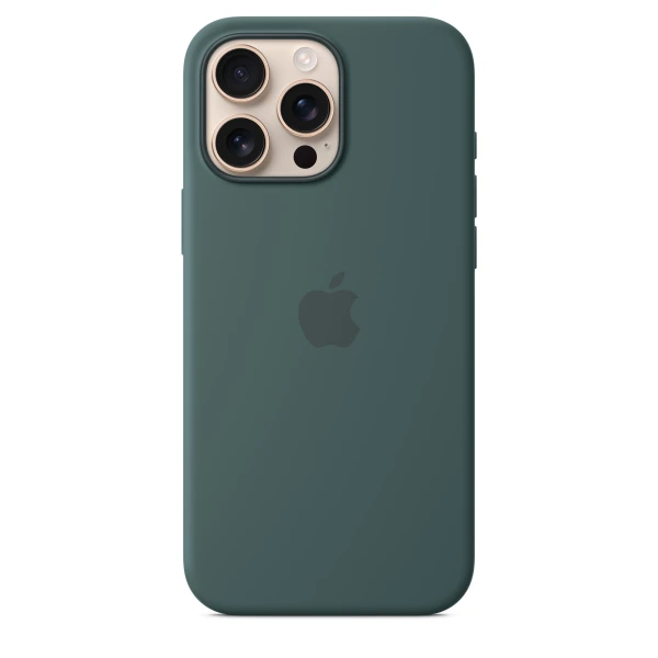 Thumbnail-iPhone 16 Pro Max Silicone Case with MagSafe – Lake Green