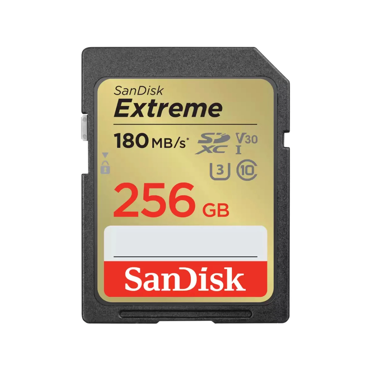 Extreme 256GB SDXC Memory Card + 1 year RescuePRO Deluxe up to 180MB/s & 130MB/s Read/Write speeds, UHS-I, Class 10, U3, V30