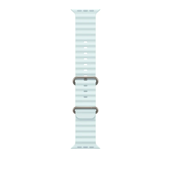 Thumbnail-49mm Ice Blue Ocean Band – Natural Titanium Finish