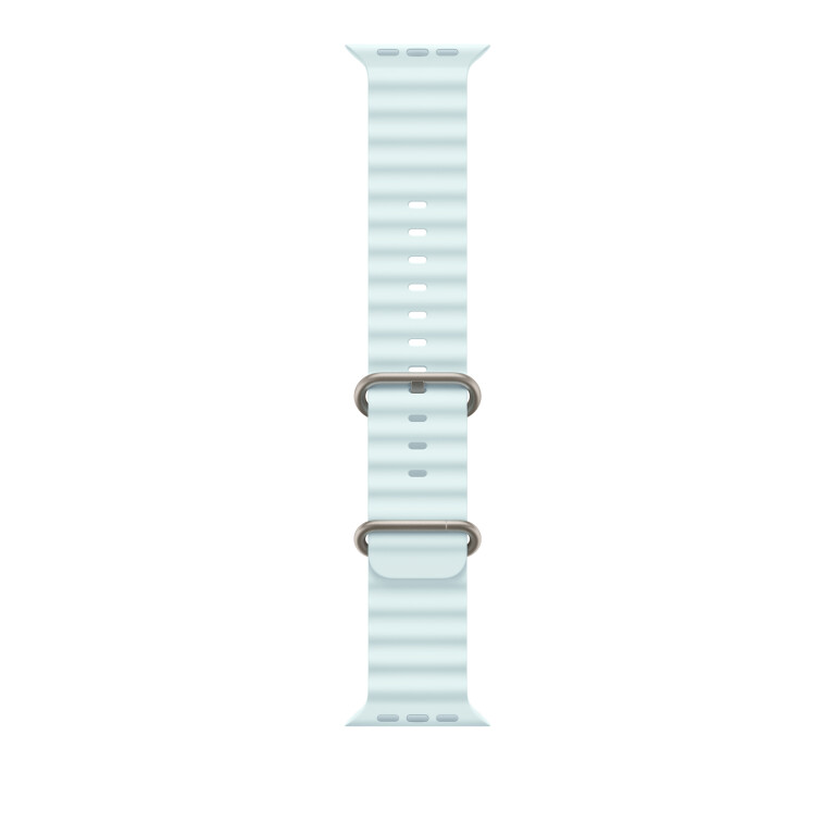 Thumbnail-49mm Ice Blue Ocean Band – Natural Titanium Finish