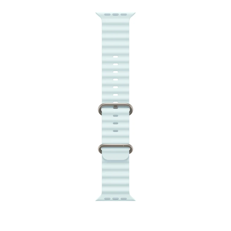 Thumbnail-49mm Ice Blue Ocean Band – Natural Titanium Finish