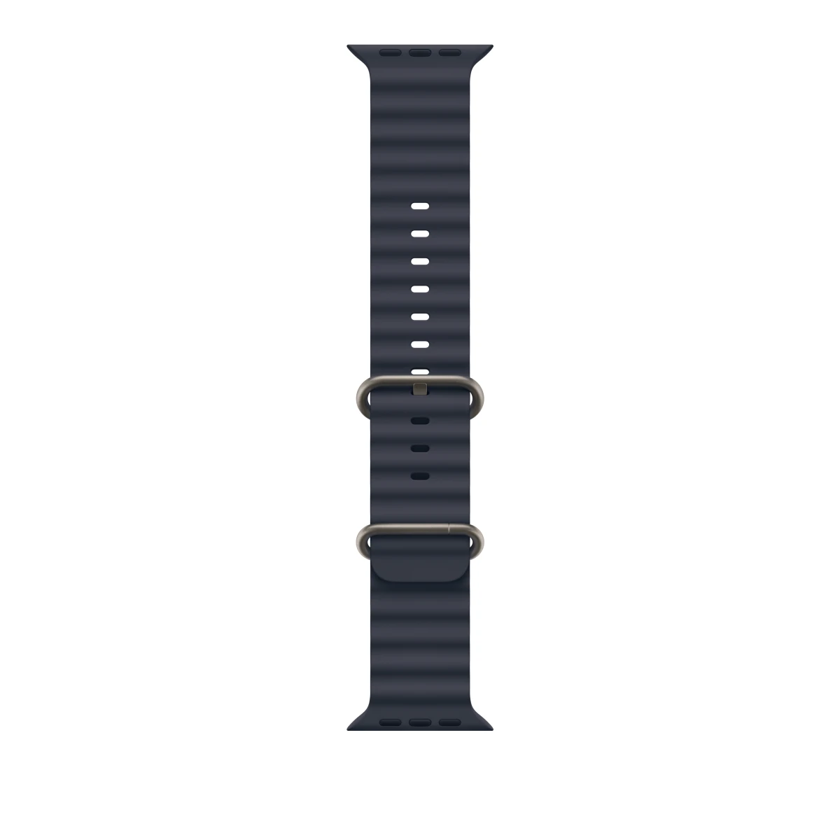 Thumbnail-49mm Navy Ocean Band – Natural Titanium Finish