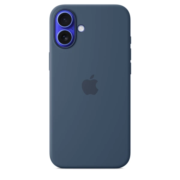 Thumbnail-iPhone 16 Plus Silicone Case with MagSafe – Denim