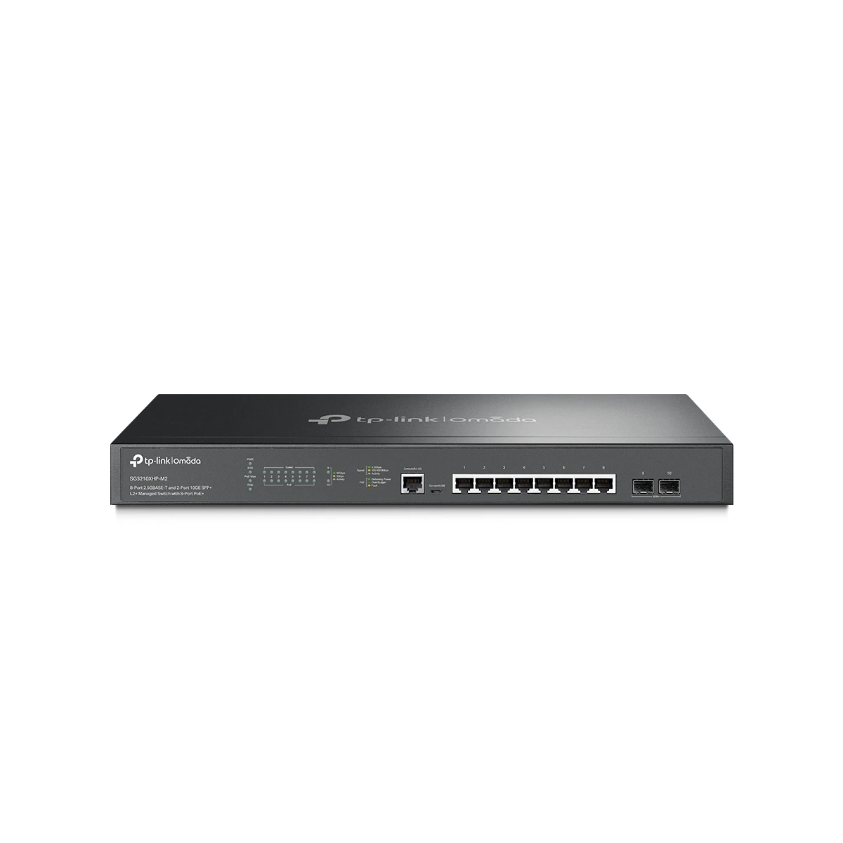 TP-Link Omada SG3210XHP-M2 switch de rede Gerido L2+ 2.5G Ethernet (100/1000/2500) Power over Ethernet (PoE) 1U Preto