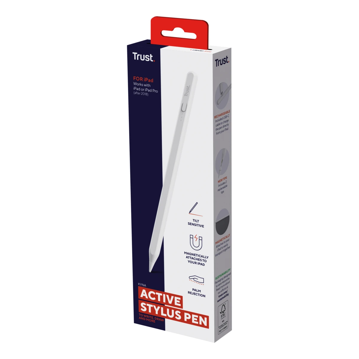 Trust Kyna caneta stylus 13 g Branco